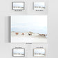 Framed Posters - Beachside Wild Mustangs of Corolla Beach, Outer Banks